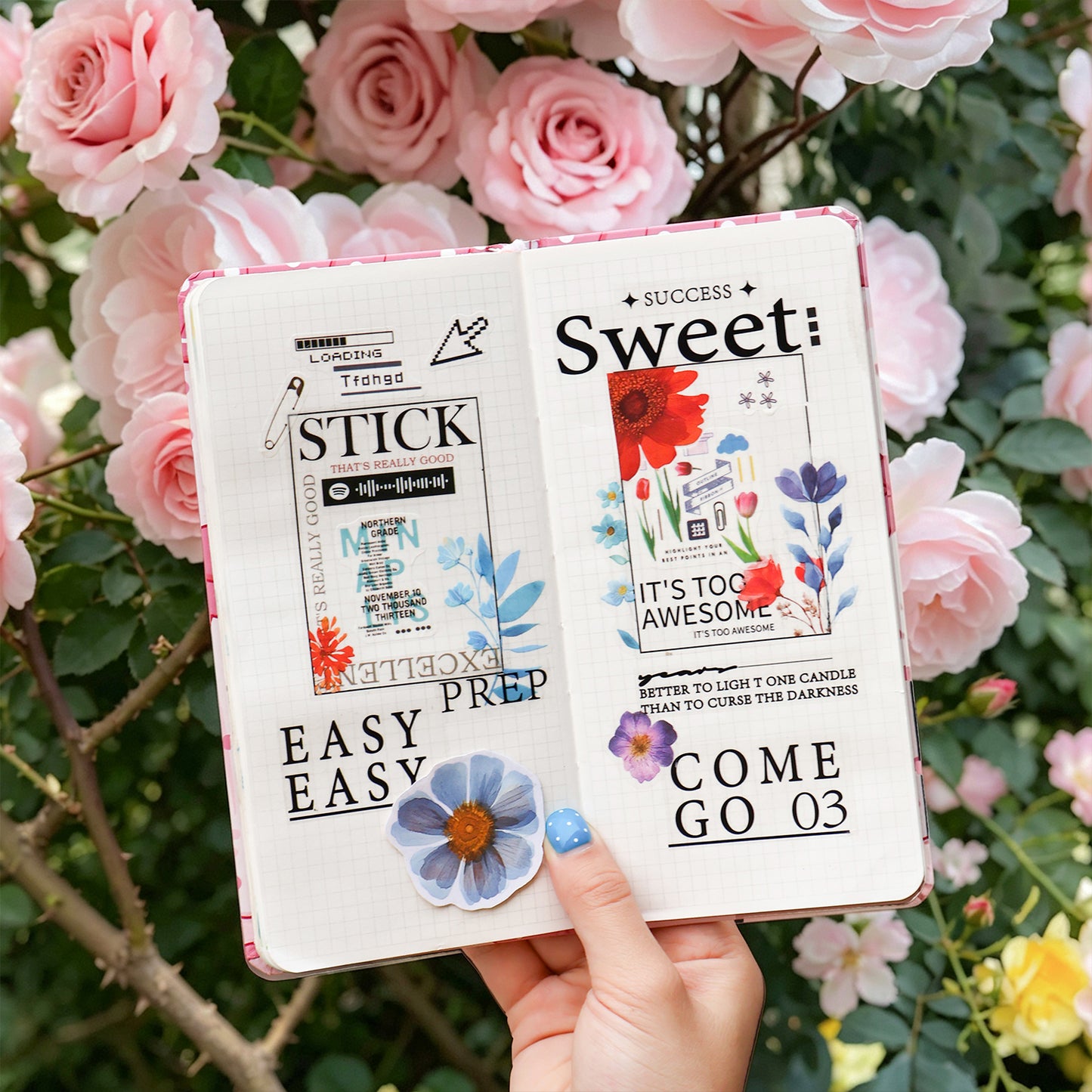 Bloopers Flower Stickers 40pcs