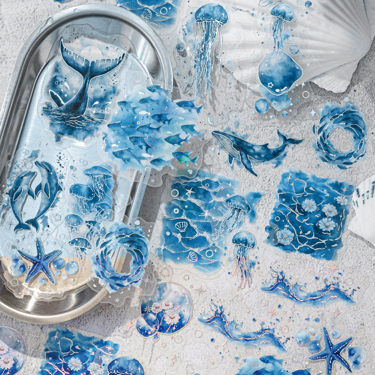 Blue Dreaming Sticker 30pcs