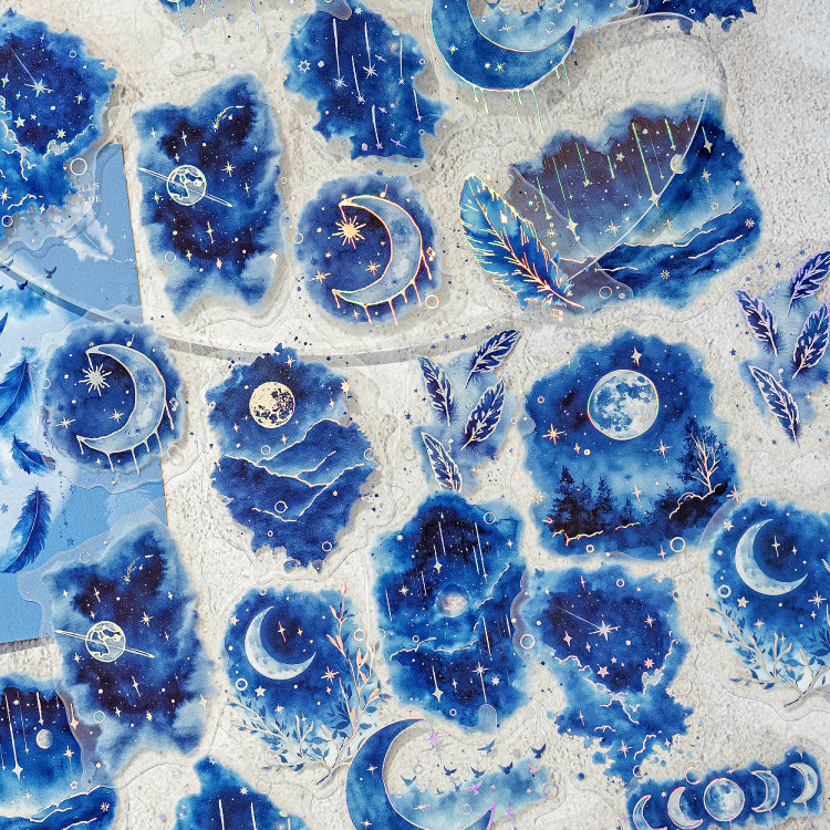 Blue Dreaming Sticker 30pcs