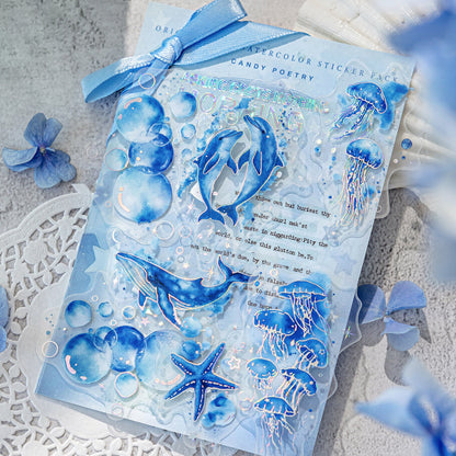 Blue Dreaming Sticker 30pcs