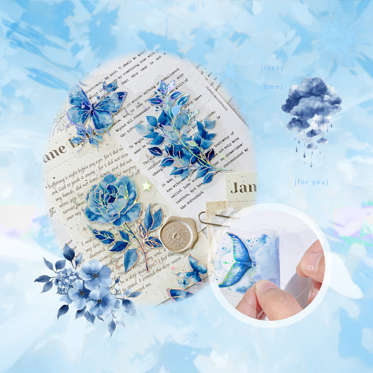 Blue Dreaming Sticker 30pcs