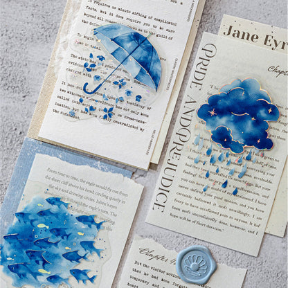 Blue Dreaming Sticker 30pcs