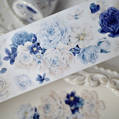 5.5cm*100cm Blue Flower Tape