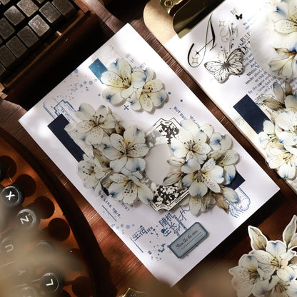 5.5cm*100cm Pre-Cut Blue Isle Flower Tape