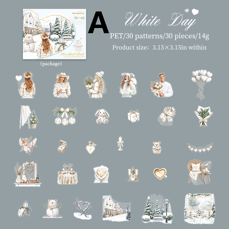 Boating on The Lake Sticker 30pcs