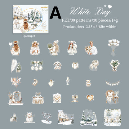 Boating on The Lake Sticker 30pcs
