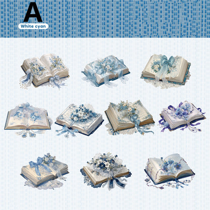 Book-themed Sticker 20pcs