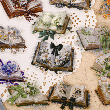 Book-themed Sticker 20pcs