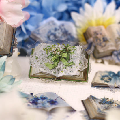 Book-themed Sticker 20pcs