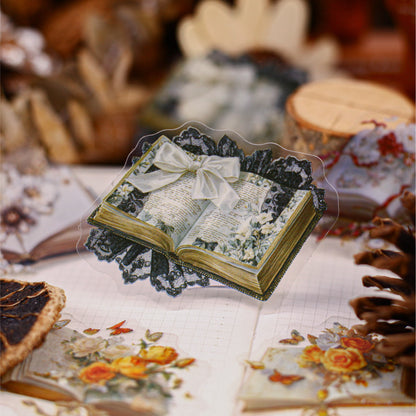 Book-themed Sticker 20pcs