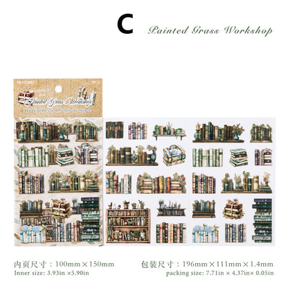 Book Exhibition Room Sticker 2pcs