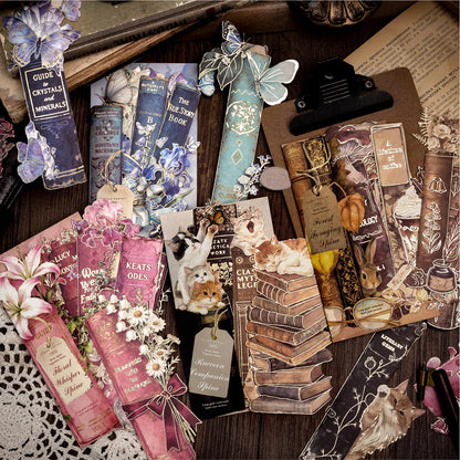 Book Spine Micro Sticker 10pcs