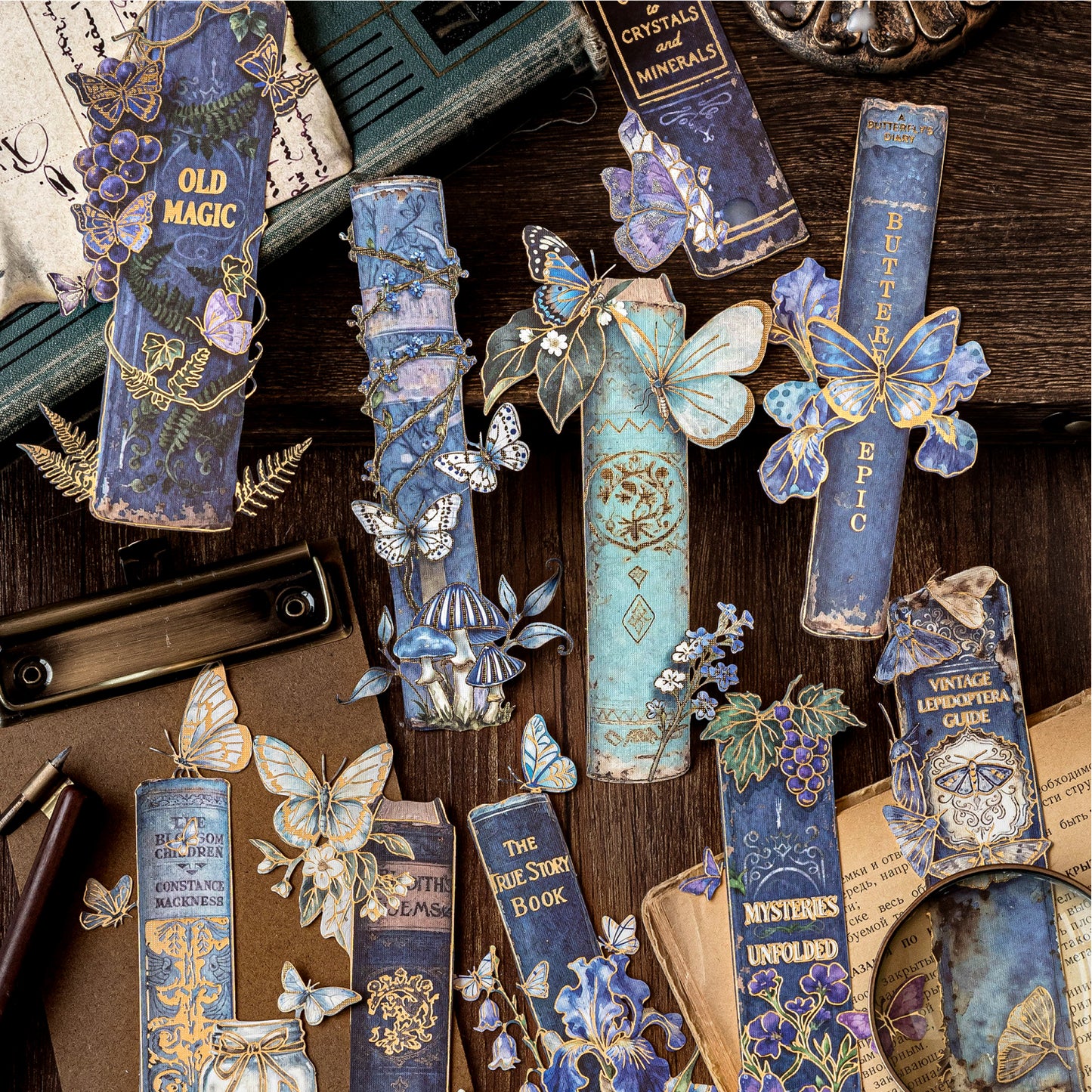 Book Spine Micro Sticker 10pcs