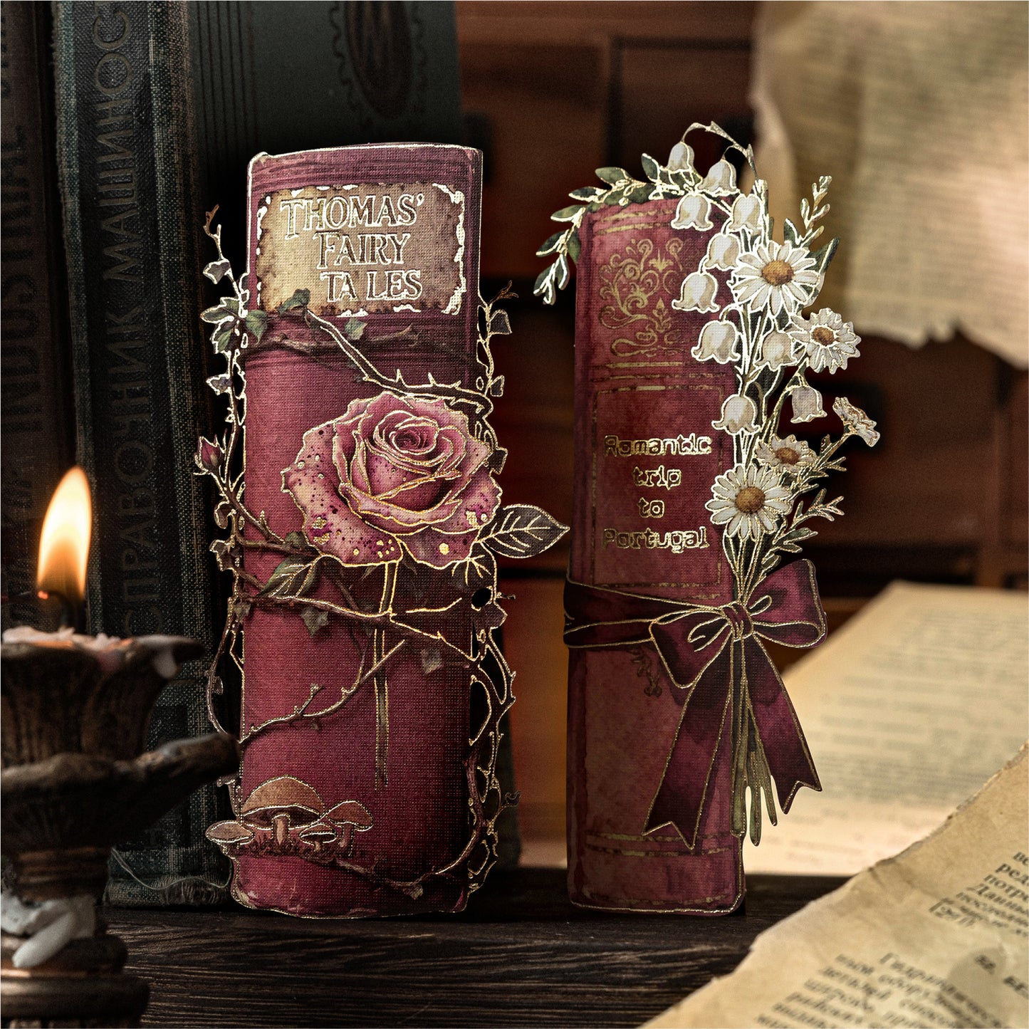 Book Spine Micro Sticker 10pcs