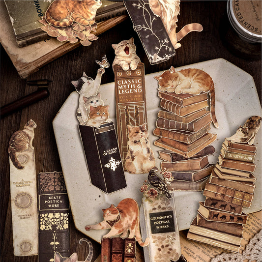 Book Spine Micro Sticker 10pcs