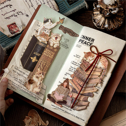 Book Spine Micro Sticker 10pcs