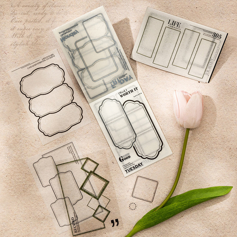 Border Theory Sticker Book 18pcs