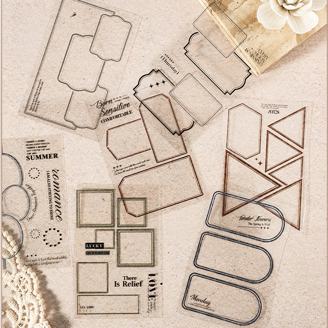 Border Theory Sticker Book 18pcs