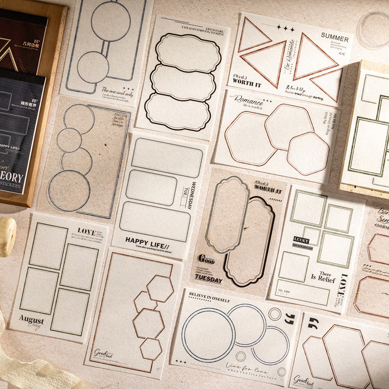 Border Theory Sticker Book 18pcs