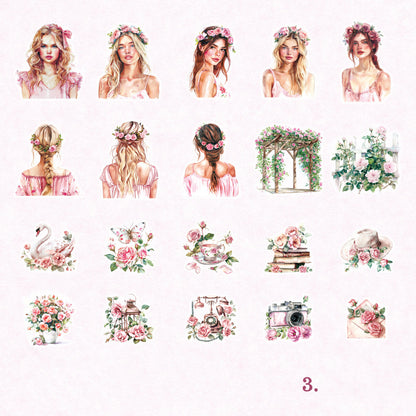 Born for Beauty Stickers 40pcs