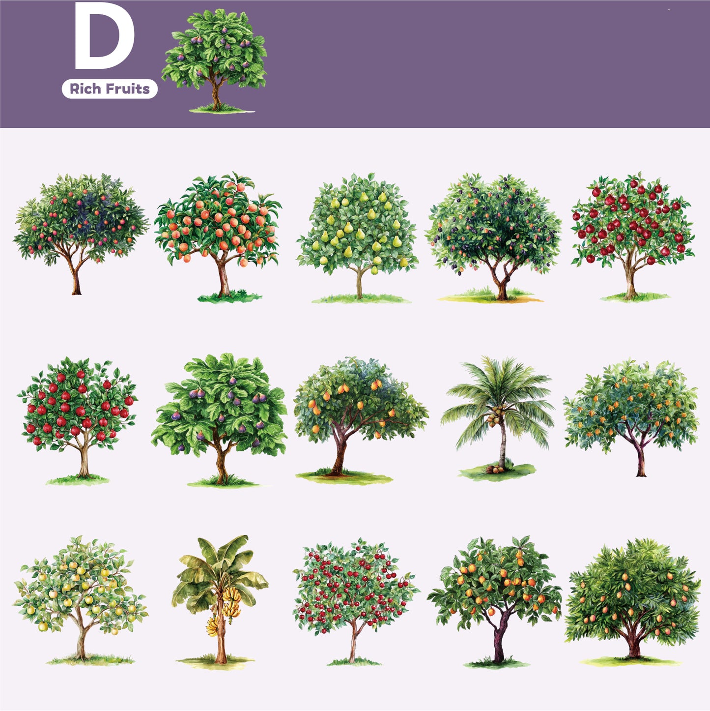 Branch Sticker 15pcs