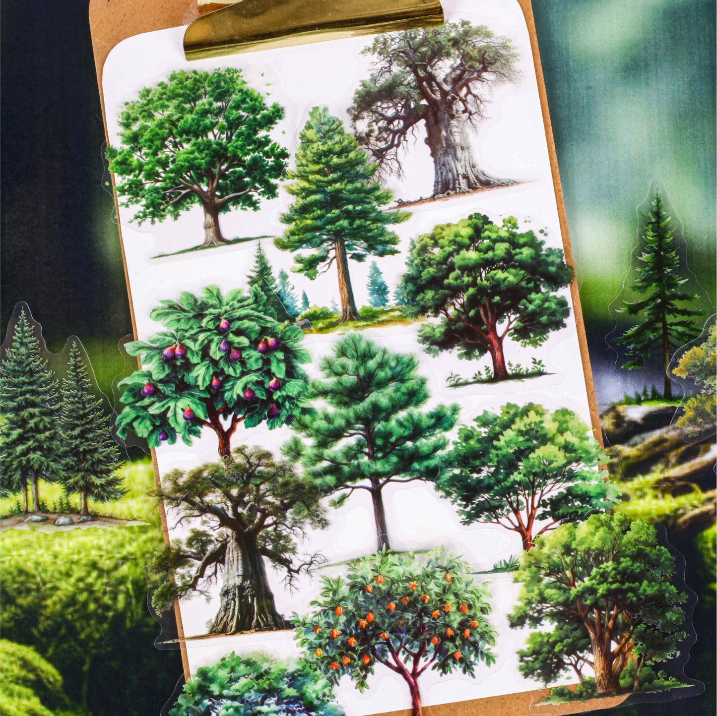 Branch Sticker 15pcs