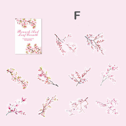 Branch and Leaf Stickers 20pcs