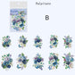 Bright Mountain Flower in Full Bloom Stickers 10pcs
