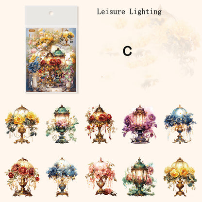 Brightness Among Flowers Stickers 20pcs