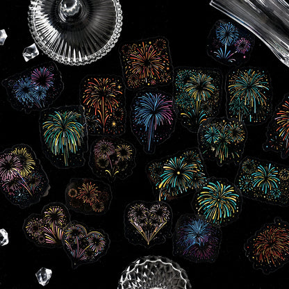 Brilliant Fireworks Paint Sticker 15pcs