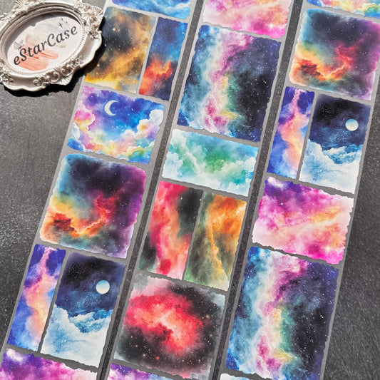 8cm*2m Brilliant Starry Night Tape