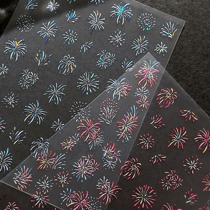 Brilliant Fireworks Mini Stickers