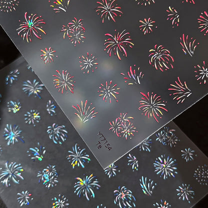 Brilliant Fireworks Mini Stickers