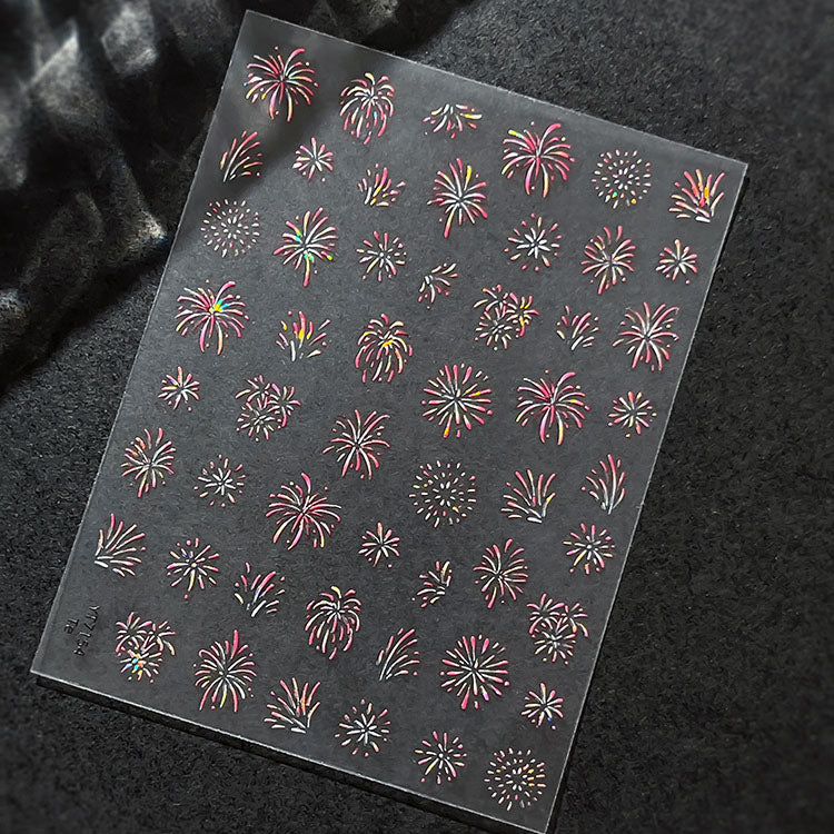 Brilliant Fireworks Mini Stickers