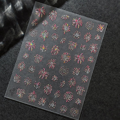 Brilliant Fireworks Mini Stickers