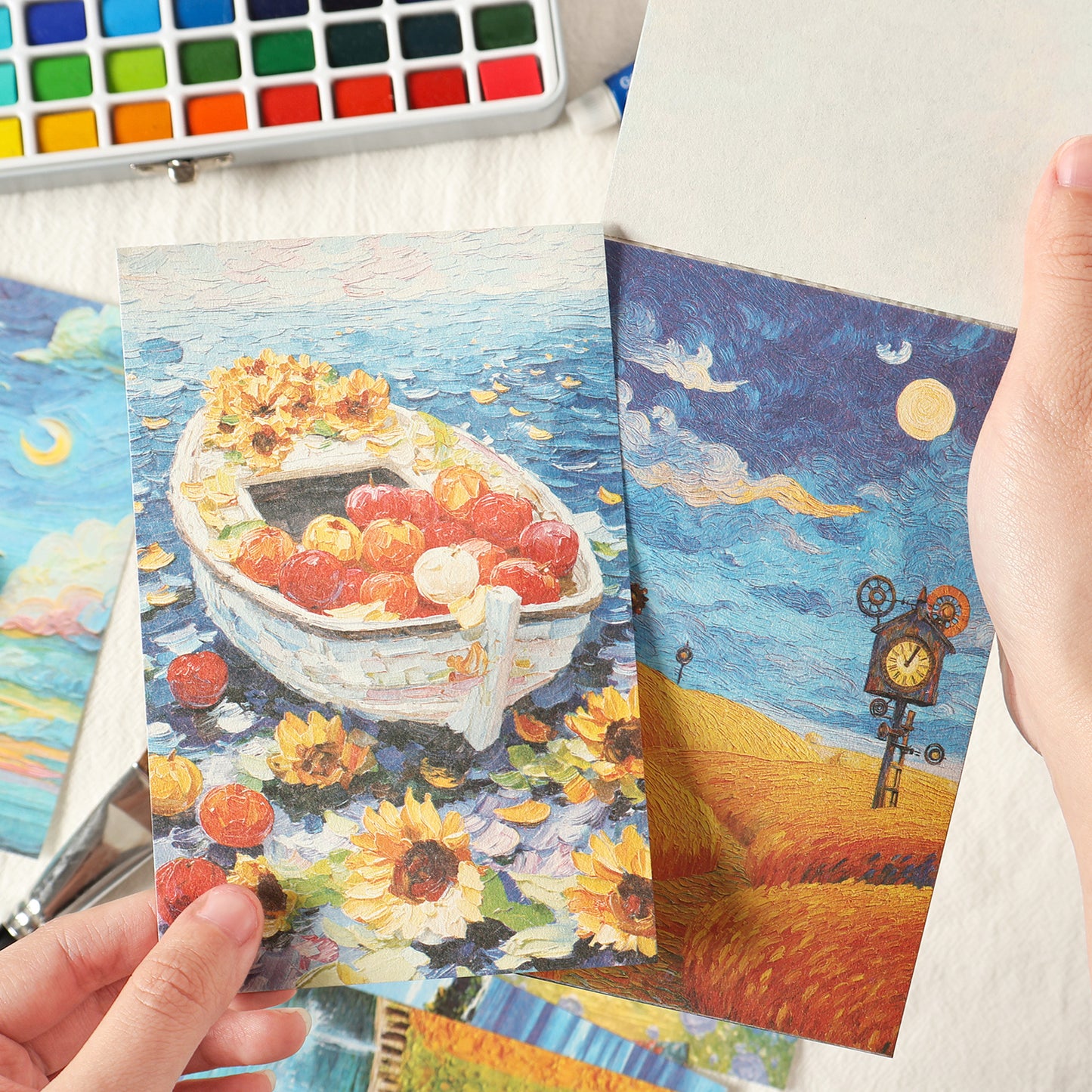 Brushstrokes Of Flower Paper 30pcs