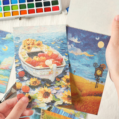 Brushstrokes Of Flower Paper 30pcs