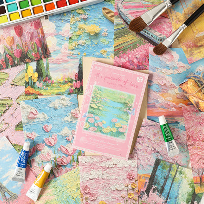 Brushstrokes Of Flower Paper 30pcs