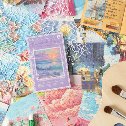 Brushstrokes Of Flower Paper 30pcs