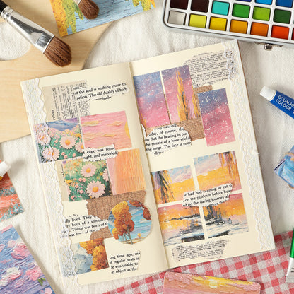 Brushstrokes Of Flower Paper 30pcs