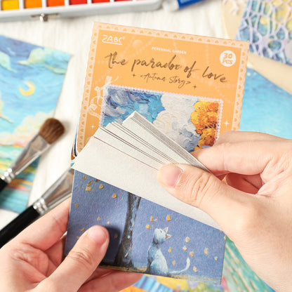 Brushstrokes Of Flower Paper 30pcs