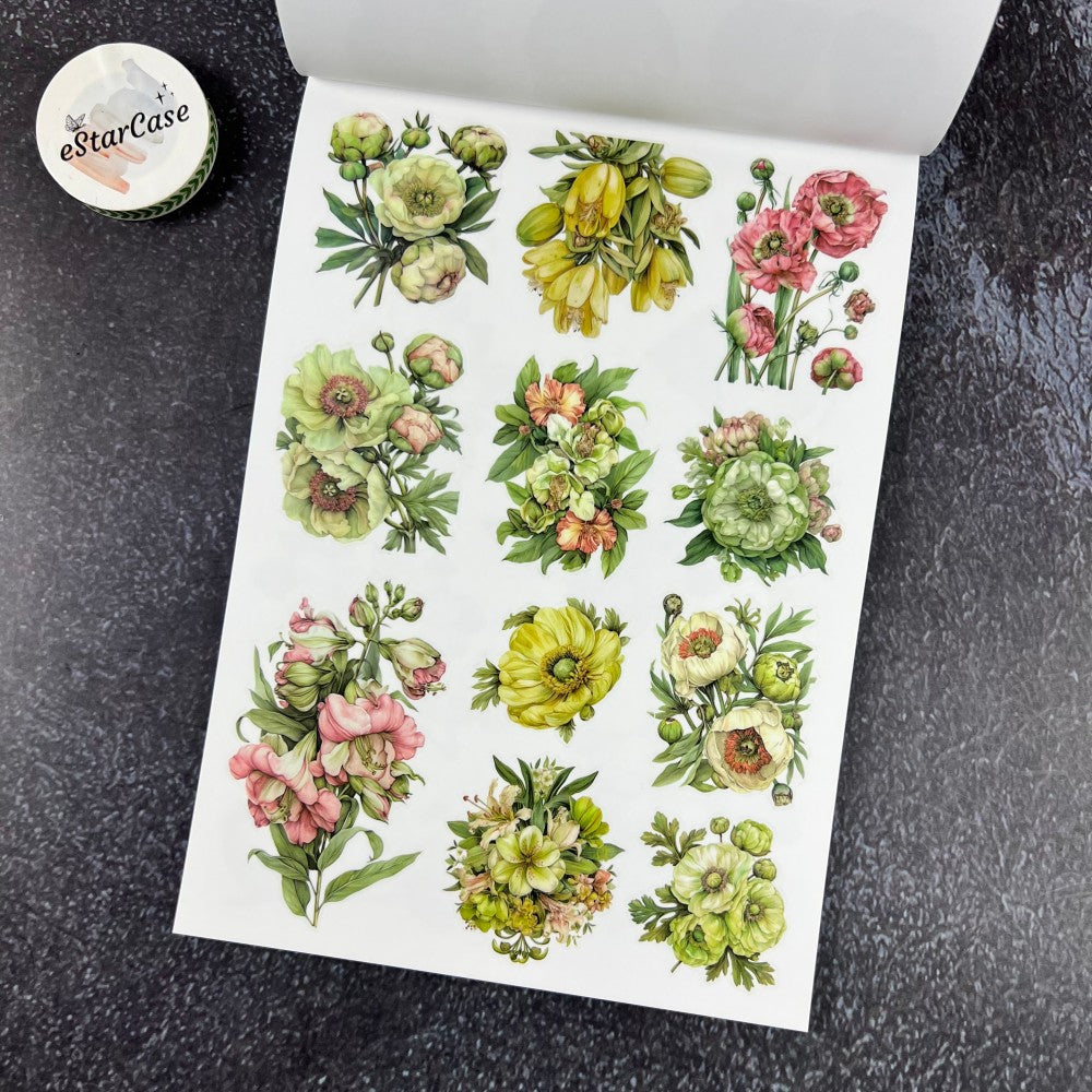 Fresh Green Sticker Book