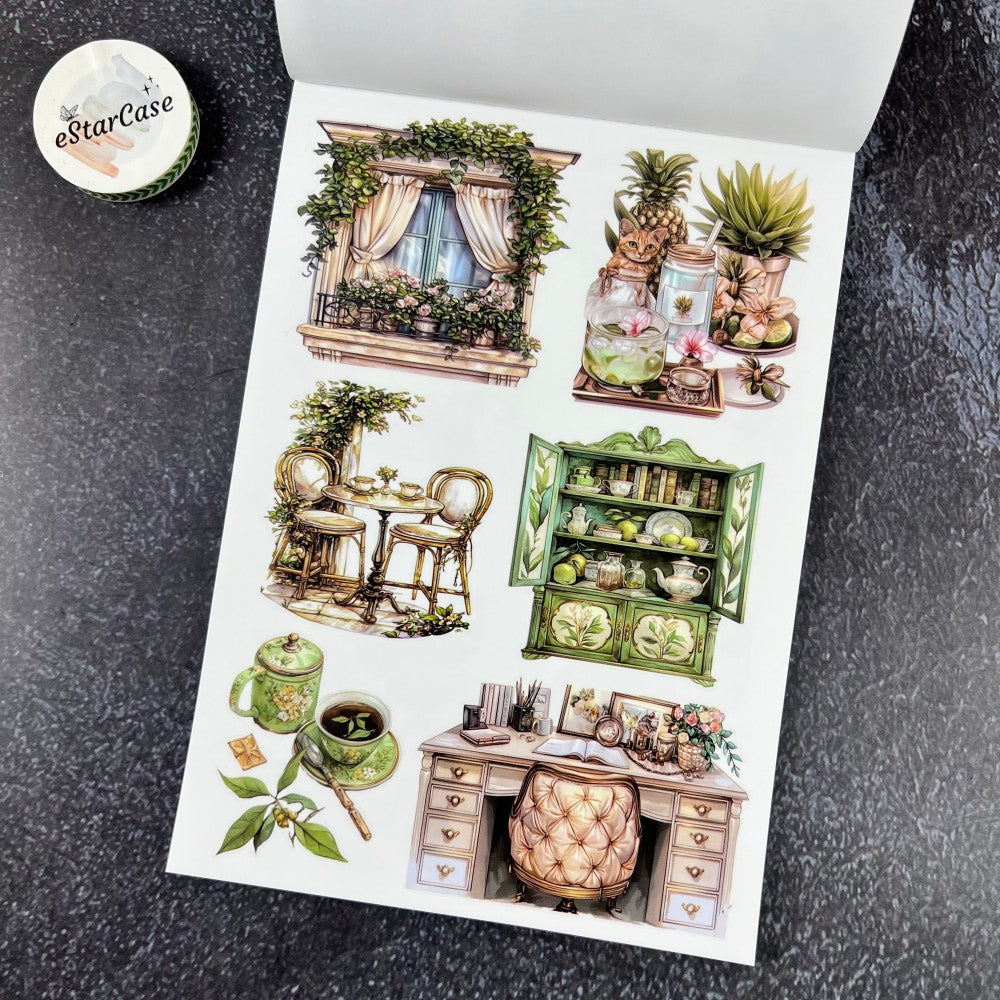 Fresh Green Sticker Book