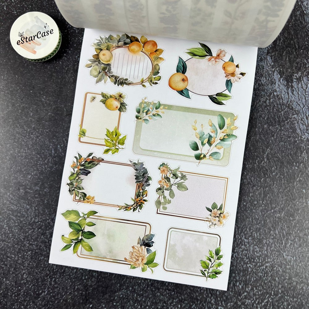 Fresh Green Sticker Book