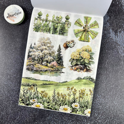 Fresh Green Sticker Book