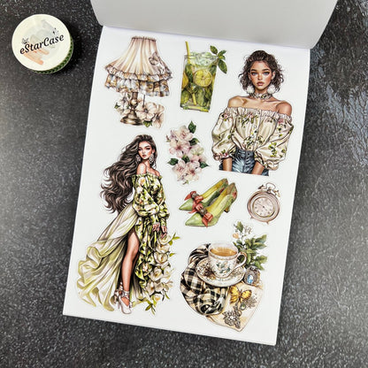 Fresh Green Sticker Book