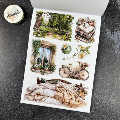 Fresh Green Sticker Book