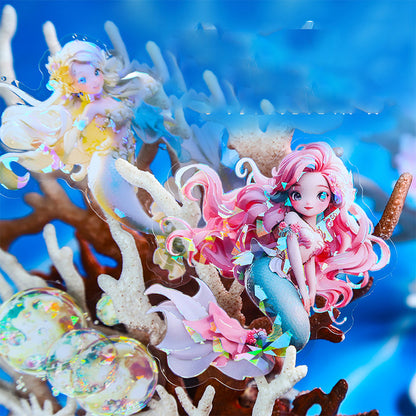 Bubble Mermaid Sticker 10pcs