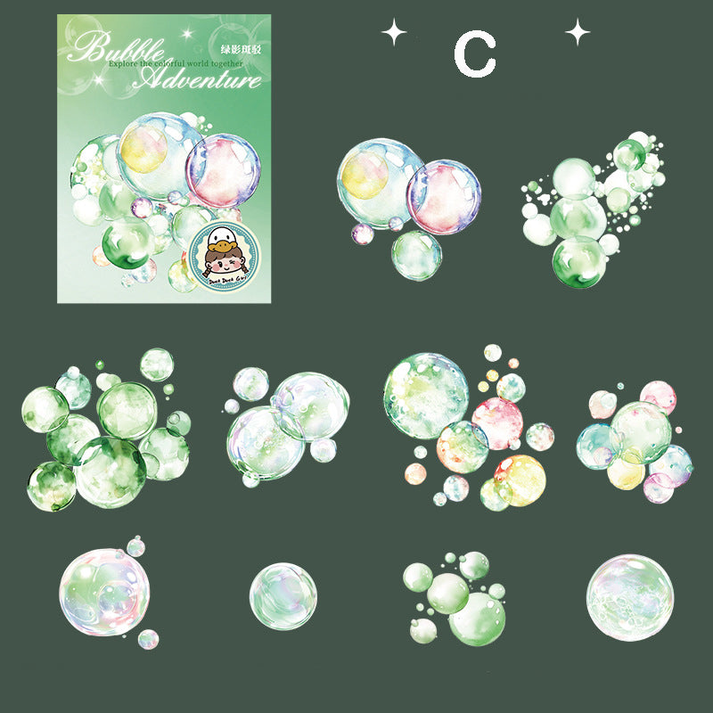 Bubble stickers 10pcs