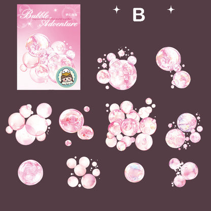 Bubble stickers 10pcs